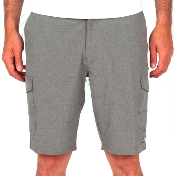 Salty Crew Drifter 2 Cargo Hybrid Shorts (Gray) Men's Sz 30 - Picture 1 of 5